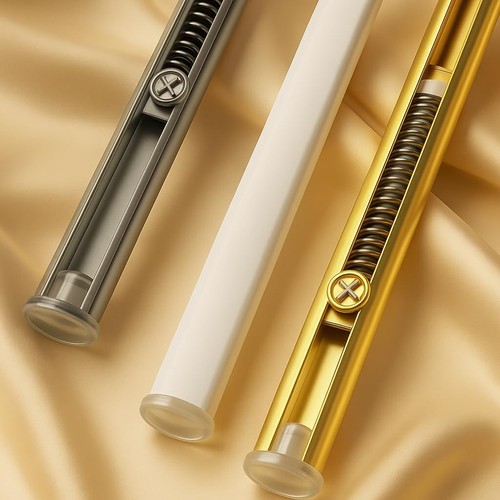Astine per tende con molla - astine,