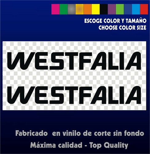 Stickers vinilo westfalia - 2,