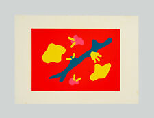 Giulio TURCATO - "Composizione" (rosso) - Serigrafia, 50  x 70  cm