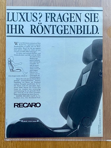Sedile sportivo recaro - sedile, cs