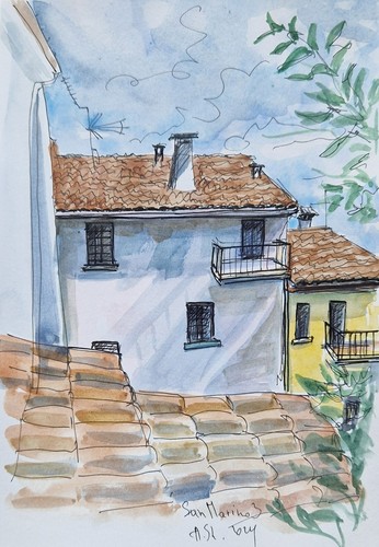 Quadro acquerello originale