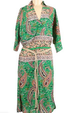  ZARA ABITO KIMONO VERDE ABITO