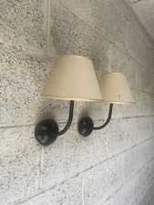 APPLIQUE VINTAGE FERRO COPPIA DESIGN MODERNARIATO LAMPADA