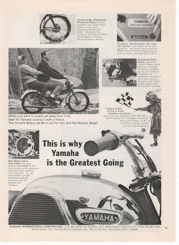 Pubblicità moto vintage - pubblicità,