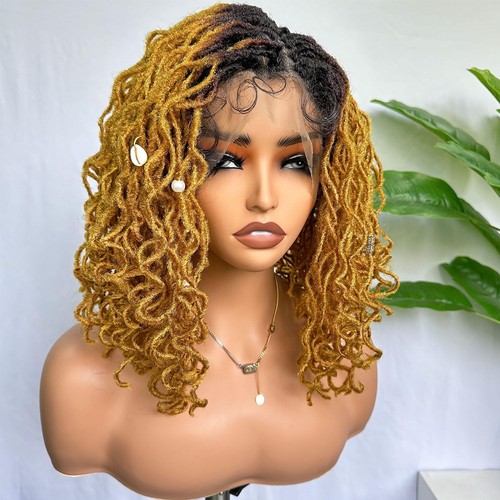 Parrucche corte finte locs per