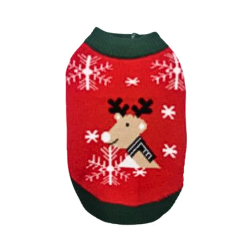 Pullover natalizio cane renna - natalizio,