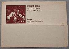 COMMERCIALE TESTATINA Ed. G.B. PARAVIA RAPPRESENTANTE FEOLA GENOVA LIBRI SCUOLA