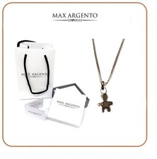 COLLANA E CIONDOLO BIMBO CON ZIRCONI ARGENTO 925