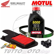 KIT TAGLIANDO HONDA S-WING 125 2011 2012 OLIO CINGHIA TOP RULLI FILTRO CANDELA