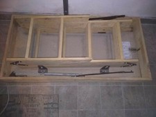 Scaletta in legno per Soppalco/soffitta - dimensioni: 2,50x0,60x1,20