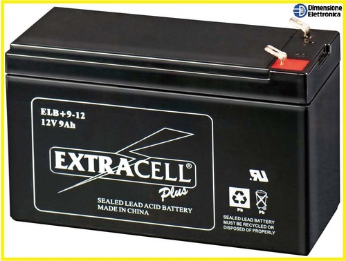 Batteria 12v 9ah gel piombo - 12v,