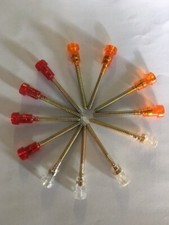 CONFEZIONE 12 VITI COLORATE PER GEMME FANALINI AUTO D'EPOCA PLASTICA E METALLO