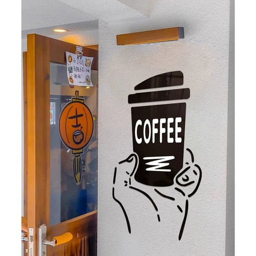 Cafe wall art - cafe, elegante
