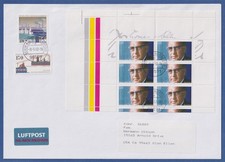 Confederazione 1997 Thomas Dehler Michel n. 1963 L 6 valori da foglio da 10 sovradimensionato ges. 