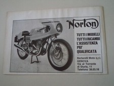 advertising Pubblicità 1971 MOTO NORTON COMMANDO 750