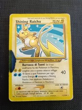 Carta Pokémon Shining Raichu 111/105  ITA Neo Destiny fuori serie A14