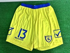 PANTALONCINO CHIEVO VERONA MATCH WORN INDOSSATO NO MAGLIA SHIRT CAMISETA