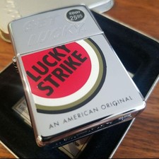 Accendino Zippo Lucky Strike vintage 1997 nuovo mai usato da collezione