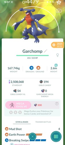 Garchomp pokemon lv50 - garchomp, con