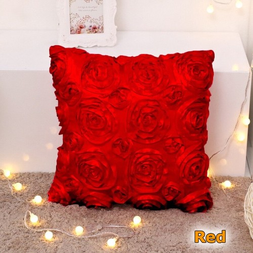1pz copricuscino fiori - 1pz, rosa