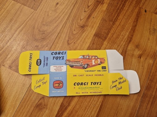 Corgi toys 439 chevrolet - toys, no.