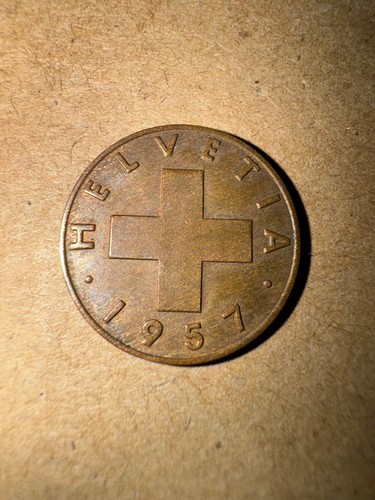 Moneta helvetia centesimo - 1,