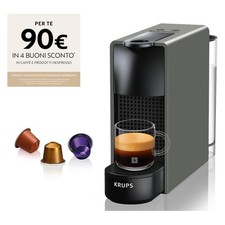 Macchina del caffe Nespresso Krups XN 110 BK      Essenza mini grigia