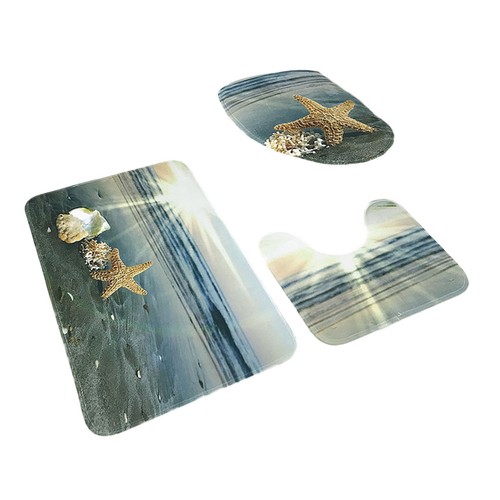 Set tappetino bagno grafico - ,