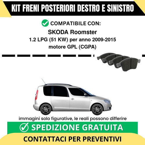 Pastiglie freno posteriori - pastiglie,