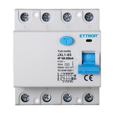 Interruttore Differenziale Puro 4P 16A 6kA 300mA 380V Salvavita Differenziale Oc