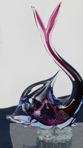 R271 scultura pesce vetro - scultura,