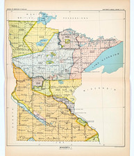 MINNESOTA 1899 Mappa CEDED