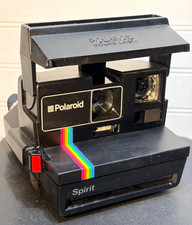 Macchina fotografica Polaroid vintage Spirit One Step 600 Land striscia arcobaleno istantanea