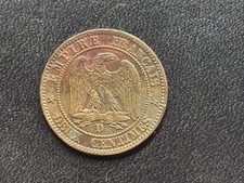 moneta antica Francia  Imperatore Napoleone III 2 centesimo 1855 D(a)