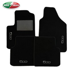 Tappetini auto Fiat 500 Dal 2007  no hybrid - Compatibili e Personalizzabili