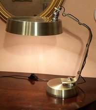 Lampada Da Tavolo Di Arredoluce Anni 70 Originale Alluminio Spazzolato Italia 