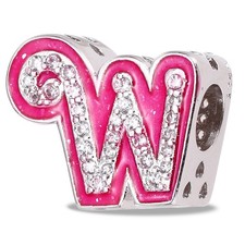 Charm lettera per bracciali - per,