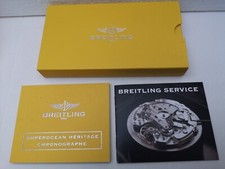Breitling SUPEROZEAN HERITAGE CHRONOGRAPHE MANUALE ANLEITUNG MANUAL INSTRUCTIONS