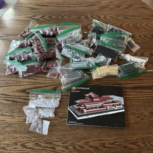 Lego architecture robie house - robie,