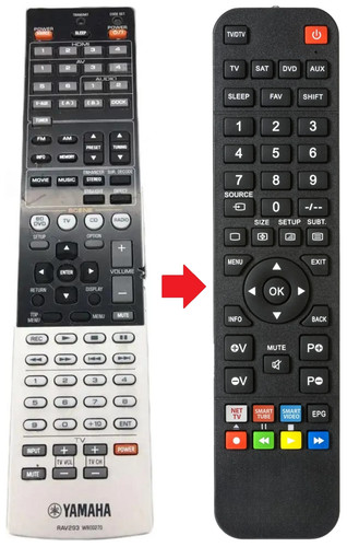 Telecomando adatto per yamaha - per,