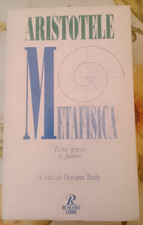 Aristotele - Metafisica testo greco a fronte - Rusconi 1994