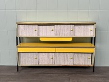 Credenza Artigianale In Miniatura Anni 50 Cucina Vintage Giocattolo In Legno