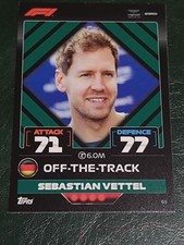 Card Topps Turbo Attax 2022 F1 - 69 - Sebastian Vettel - Off-The-Track