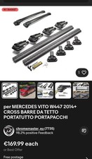 2 Coppie Barre Porta tutto Vito Mercedes W447