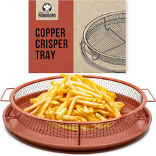 Vassoio Crisper in Rame, Vassoio Friggitrice ad Aria per Forno, Friggitrice ad Aria Deluxe in Y