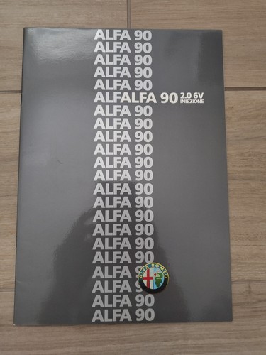 Alfa depliant originale - alfa, 90
