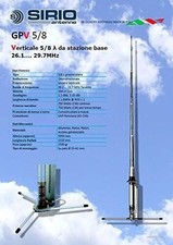 Antenna sirio gpv - sirio, 5/8