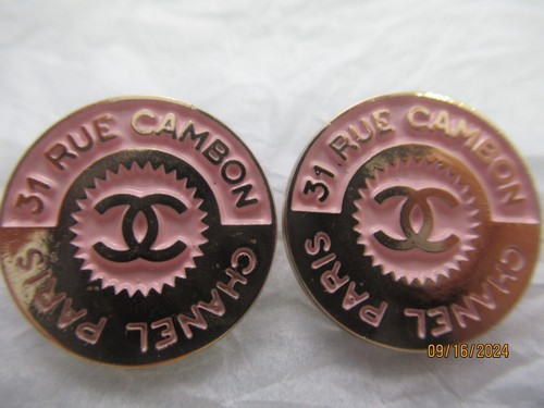 Chanel buttons 20mm pink - buttons ,