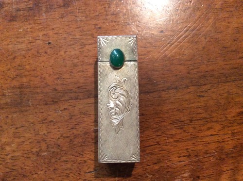 Portarossetto argento 1920 - portarossetto,