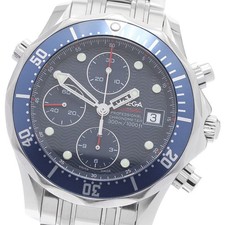 Omega Seamaster300 2225.80 Data Cronografo Quadrante Navy Automatico Uomo_887110